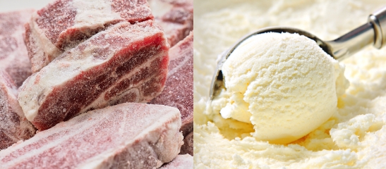 冷凍食品(冷凍肉・アイス)